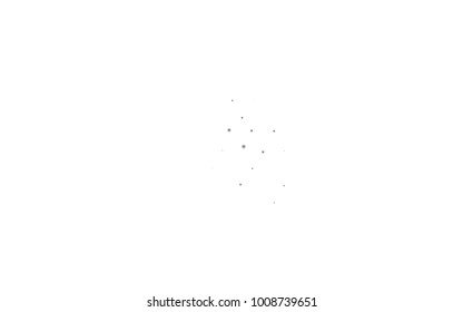 Dark Black vector cover with beautiful snowflakes. Shining colored illustration with snow in christmas style. New year design for your ad, poster, banner.