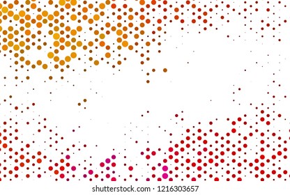 Dark Black vector cover with circles. Colorful illustration with blurred circles in nature style. Design for posters, banners.