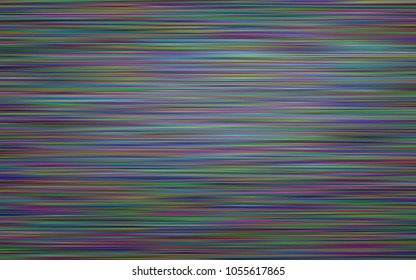 Dark Black vector cover with long lines. Glitter abstract illustration with colored sticks. Smart design for your business advert.