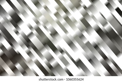 Dark Black vector cover with long lines. Modern geometrical abstract illustration with staves. Smart design for your business advert.