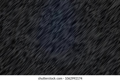Dark Black vector cover with long lines. Glitter abstract illustration with colored sticks. Smart design for your business advert.