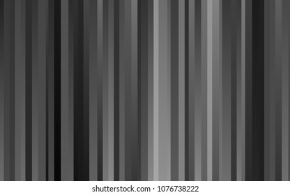 Dark Black vector cover with long lines. Modern geometrical abstract illustration with staves. Smart design for your business advert.