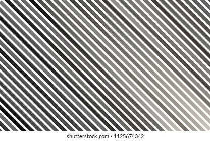 Dark Black vector cover with long lines. Decorative shining illustration with lines on abstract template. The pattern can be used for websites.