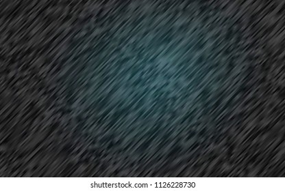 Dark Black vector cover with long lines. Shining colored illustration with narrow lines. Smart design for your business advert.
