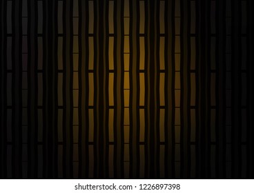 Dark Black vector cover with long lines. Shining colored illustration with narrow lines. The pattern can be used for busines ad, booklets, leaflets