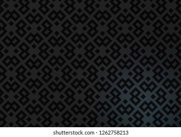 Dark Black vector cover in polygonal style. Illustration with set of colorful rectangles. Pattern can be used for websites.