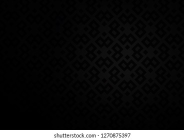 Dark Black vector cover in polygonal style. Abstract gradient illustration with rectangles. Best design for your ad, poster, banner.