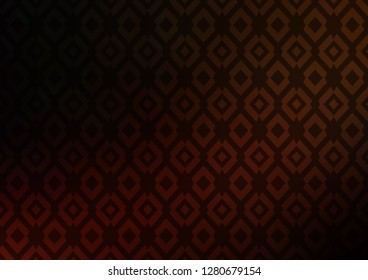 Dark Black vector cover in polygonal style. Rectangles on abstract background with colorful gradient. Best design for your ad, poster, banner.