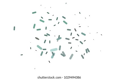 Dark Black vector cover with rounded stripes. Modern geometrical abstract illustration with staves. The pattern can be used for websites.