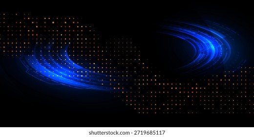Dark Black vector cover with small and big orange stars. Modern geometrical abstract illustration with stars. Best design for your ad, poster, banner.