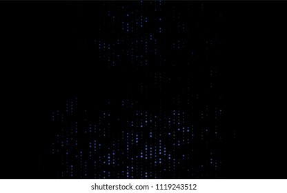 Dark Black vector  cover with spots. Beautiful colored illustration with blurred circles in nature style. Completely new template for your brand book.