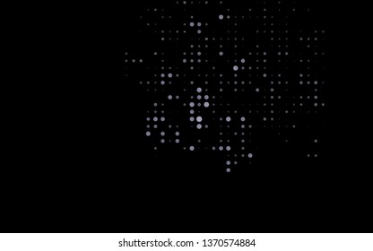 Dark Black vector cover with spots. Beautiful colored illustration with blurred circles in nature style. Pattern for ads, booklets.