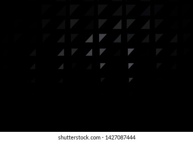 Dark Black vector cover with spots. Beautiful colored illustration with blurred circles in nature style. Pattern for ads, leaflets.