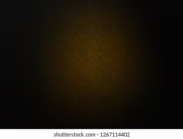 Dark Black vector cover in triangles, cubes. Glitter abstract illustration with squares, lines. Pattern for busines ad, booklets, leaflets