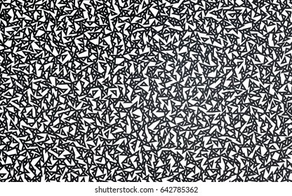 Dark Black vector geometric simple minimalistic background, which consist of triangles on white background. Triangular pattern with gradient for your business design. 