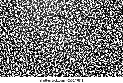 Dark Black vector geometric simple minimalistic background, which consist of triangles on white background. Triangular pattern with gradient for your business design. 