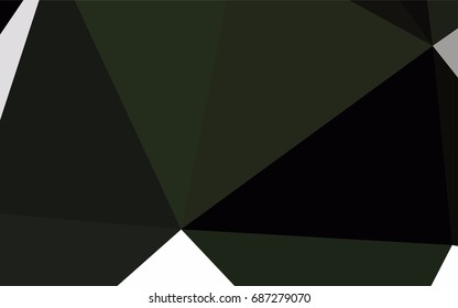 Dark Black vector geometric simple minimalistic background, which consist of triangles on white background. Triangular pattern with gradient for your business design. 