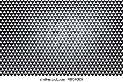 Dark Black vector geometric simple minimalistic background, which consist of triangles on white background. Triangular pattern with gradient for your business design. 