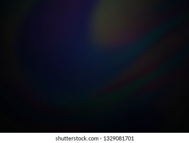 Dark Black vector glossy abstract template. An elegant bright illustration with gradient. Brand new design for your business.
