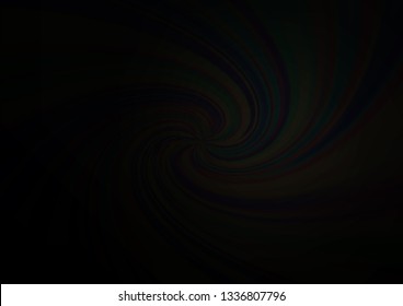 Dark Black vector glossy abstract template. Creative illustration in halftone style with gradient. Brand new design for your business.