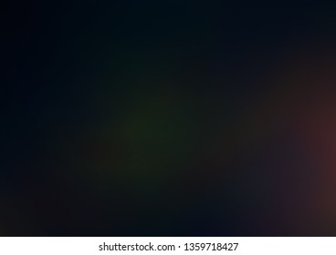 Dark Black vector glossy abstract template. A completely new color illustration in a bokeh style. The template for backgrounds of cell phones.