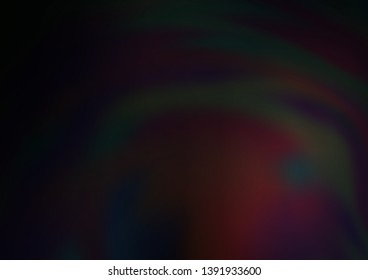 Dark Black vector glossy abstract template. A vague abstract illustration with gradient. Brand new style for your business design.
