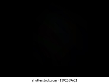Dark Black vector glossy abstract background. An elegant bright illustration with gradient. The blurred design can be used for your web site.