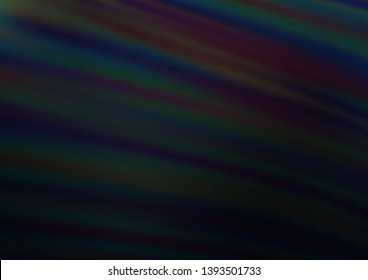 Dark Black vector glossy abstract template. Glitter abstract illustration with an elegant design. The background for your creative designs.
