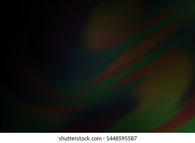Dark Black vector glossy abstract backdrop. Shining colored illustration in smart style. Background for a cell phone.