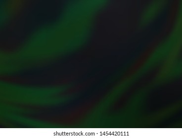 Dark Black vector glossy abstract template. Colorful abstract illustration with gradient. The template can be used for your brand book.