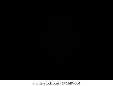 Dark Black vector glossy abstract background. An elegant bright illustration with gradient. The template for backgrounds of cell phones.