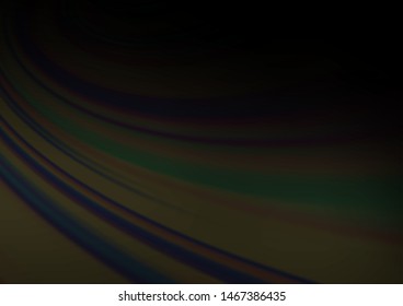 Dark Black vector glossy abstract background. Modern geometrical abstract illustration with gradient. A new texture for your design.