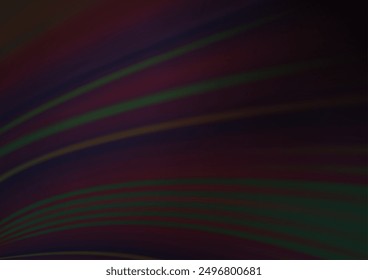 Fondo abstracto brillante de Vector negro oscuro. Ilustración creativa en estilo semitono con gradiente. La Plantilla se puede utilizar para su libro de marca.