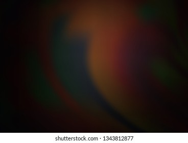 Dark Black vector glossy bokeh pattern. A completely new color illustration in a bokeh style. The background for your creative designs.