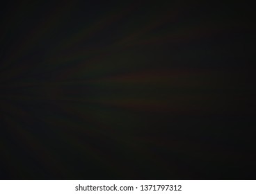 Dark Black vector glossy bokeh pattern. Colorful illustration in blurry style with gradient. A completely new design for your business.