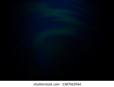 Dark Black vector glossy bokeh pattern. Colorful illustration in blurry style with gradient. Brand new design for your business.