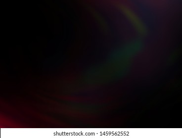 Dark Black vector glossy bokeh pattern. Creative illustration in halftone style with gradient. Brand new style for your business design.