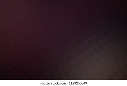 Dark Black vector hexagon mosaic texture. Shining colored illustration in a Brand new style. The textured pattern can be used for background.