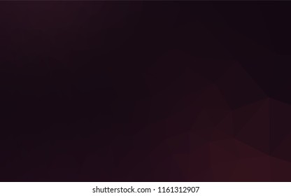 Dark Black vector hexagon mosaic template. Colorful illustration in abstract style with gradient. A completely new design for your business.