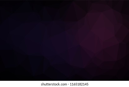 Dark Black vector hexagon mosaic template. Shining colored illustration in a Brand new style. The elegant pattern can be used as part of a brand book.