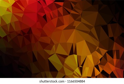 Dark Black vector hexagon mosaic texture. Colorful illustration in abstract style with gradient. Brand new design for your business.
