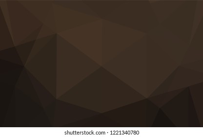 Dark Black vector hexagon mosaic cover. Creative illustration in halftone style with gradient. The polygonal design can be used for your web site.