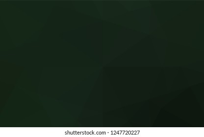 Dark Black vector hexagon mosaic cover. A vague abstract illustration with gradient. The textured pattern can be used for background.