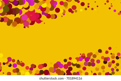 Dark Black vector illustration which consist of circles. Dotted gradient design for your business. Creative geometric background in halftone style with colored spots.