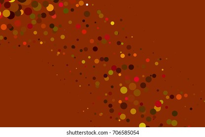 Dark Black vector illustration which consist of circles. Dotted gradient design for your business. Creative geometric background in halftone style with colored spots.