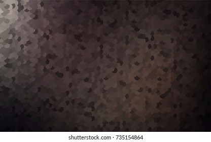 Dark Black vector illustration which consist of circles. Dotted gradient design for your business. Creative geometric background in halftone style with colored spots.