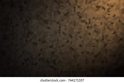 Dark Black vector illustration which consist of circles. Dotted gradient design for your business. Creative geometric background in halftone style with colored spots.