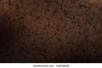 Dark Black vector illustration which consist of circles. Dotted gradient design for your business. Creative geometric background in halftone style with colored spots.
