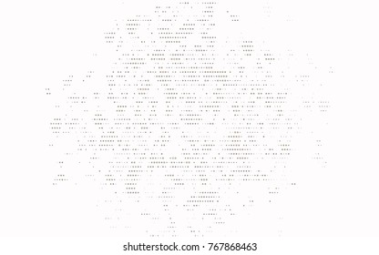 Dark Black vector illustration which consist of circles. Dotted gradient design for your business. Creative geometric background in halftone style with colored spots.