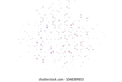 Dark Black vector layout with algebra elements. Blurred design in simple style with collection of numerals. The pattern can be used as ads, poster, banner for books.